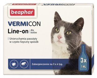 Beaphar Vermicon krople na kleszcze dla kota