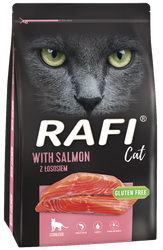 Karma sucha dla kota Rafi Cat Sterilised z łososiem 7kg