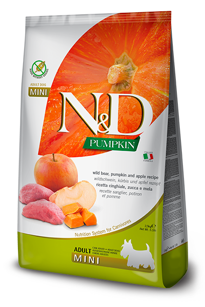 Farmina N&D Pumpkin Grain Free Pies Adult Mini Dzik i Jabłko 800g