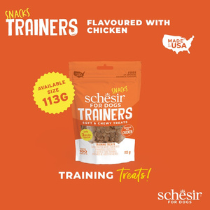 Schesir Dog Snack Training Soft&Chewy Kurczak 113g