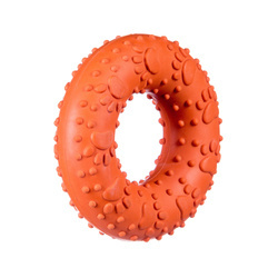 Barry King Ring pomarańczowy M 9cm gryzak dla psa