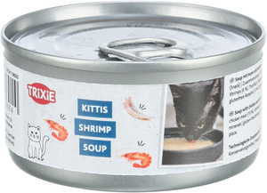 Trixie Kittis Shrimp Soup przysmak zupa dla kota kurczak i krewetki 4x80g 4szt/opak