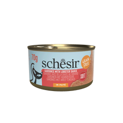 Schesir Cat Can Grill dla kota pasta z sardynek w sosie z homara 70g puszka