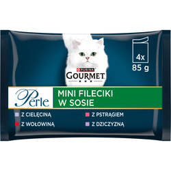 Gourmet Perle Mini Fileciki Sos z Warzywami 4x85G