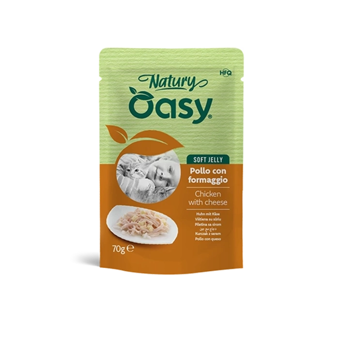 OASY Natury saszetka - Kurczak z serem 70g