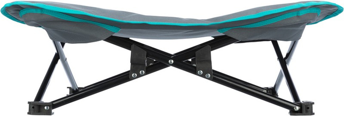 Trixie legowisko kempingowe ciemnoszare składane do 15kg 69x20x69cm