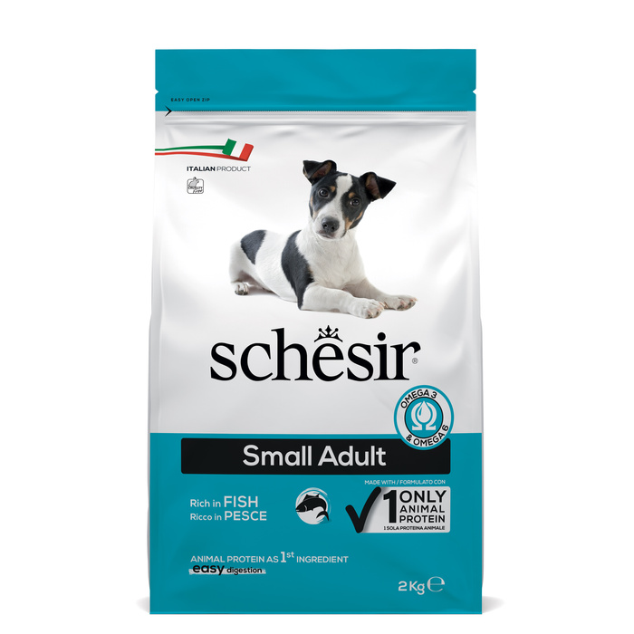Schesir Original ryby 2kg worek dla dorosłych psów malych ras