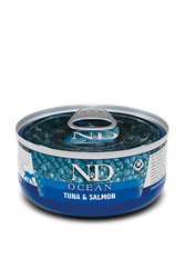 Farmina N&D Ocean Cat tuńczyk i łosoś 70g