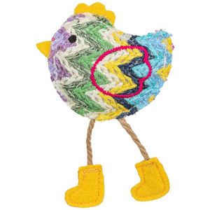 Trixie Pleciony Kurczak dla kota w butach z kocimiętką 11cm