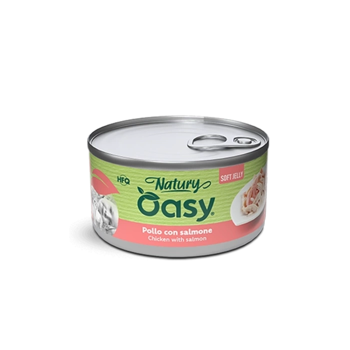OASY Natury Soft Jelly - Kurczak z łososiem 150g