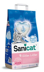 Sanicat Kitten żwirek dla kociąt sepiolitowy 5l niezbrylający