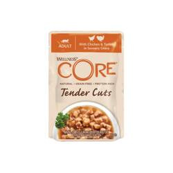 Wellness Core Tender Cuts Karma Mokra Kurczak Indyk 85g