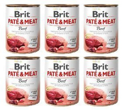 Brit Pate&Meat Beef Wołowina 6x800g