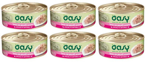 OASY Natural Adult Tuńczyk z mł. sardynkami 6x70g