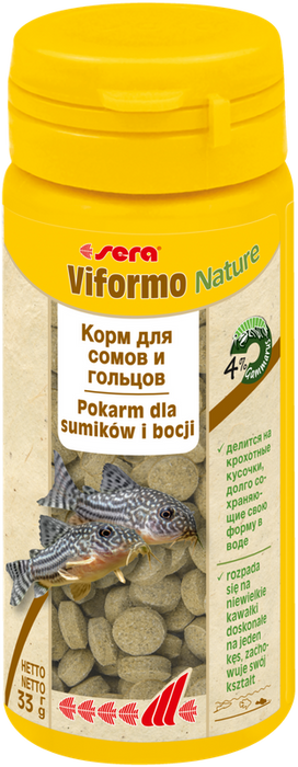 Sera Viformo Nature 50 ml tabl. pokarm dla bocji i ryb sumokształtnych