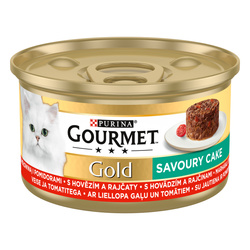 Gourmet Gold Savoury Cake wołowina w pomidorach 85g