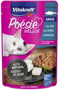 Vitakraft Poesie 85g DELI SAUCE Dorsz