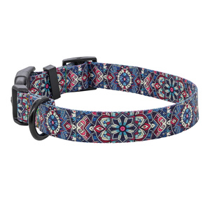 Barry King Obroża taśma dla psa Etno Mandala 16mm/30-47cm