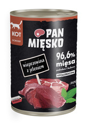 Pan Mięsko Adult z wieprzowiną i jeleniem 400g