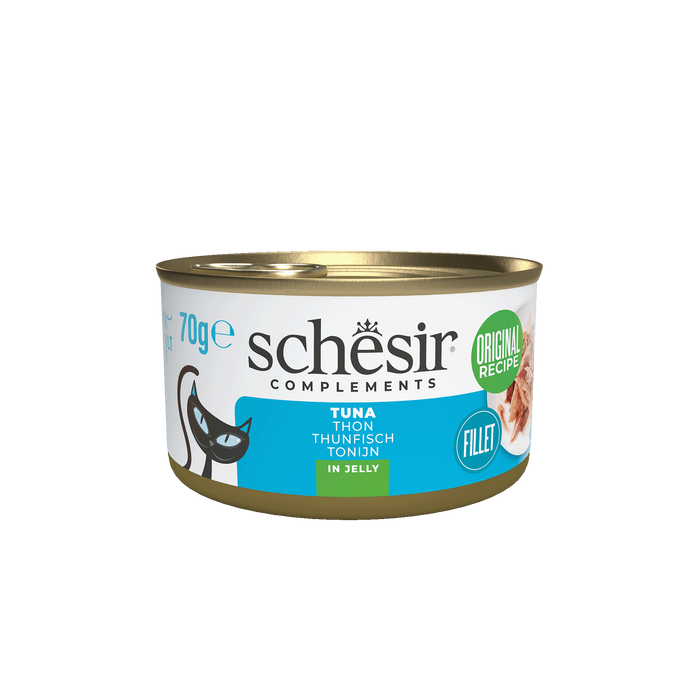 Schesir Complements mokra dla kota tuńczyk w galarecie 70g puszka