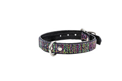 Barry King Obroża dla psa skórzana Laser M-L 16mm/45cm