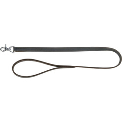 Trixie Smycz z grubej skóry Rustic L-XL: 1m/20mm szara