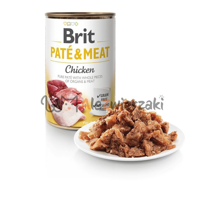 Brit Pate&Meat z kurczakiem 400g