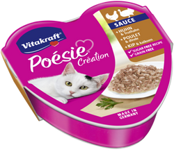 Vitakraft Poesie 85g SAUCE Kurczak z Indykiem