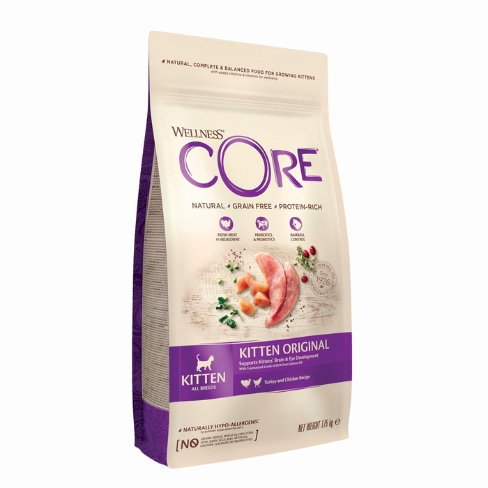 Wellness Core Kitten k.sucha dla kociąt indyk/kurcz. 1,75kg