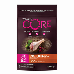 Wellness Core S.Breed k.sucha d.psa m.ras indyk/kurcz. 5kg