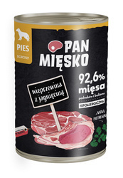 Pan Mięsko Adult wieprzowina z jagnięciną 400g