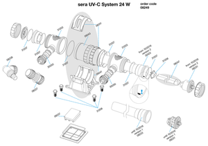 Sera System oczyszczania wody UV-C System 24 W