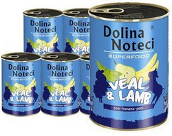 Dolina Noteci SuperFood Cielęcina i Jagnięcina 6x400g