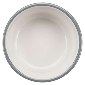 Trixie Zestaw misek na stojaku 2x0,25l/13cm 27x8x13cm petrol/jasny petrol ceramika