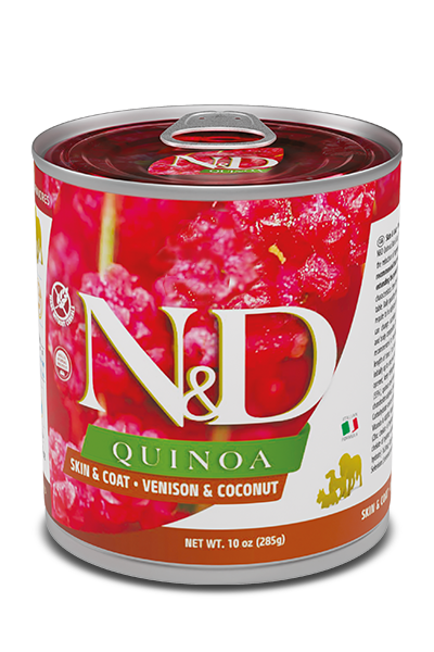 Farmina N&D Quinoa Dog Skin&Coat dziczyzna 285g