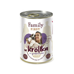 Family First z królikiem i gruszkami 400g