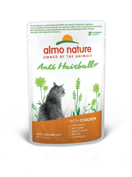 Almo Nature Functional Anti-Hairball z kurczakiem 70g