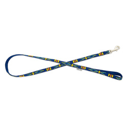 Barry King Smycz granatowa wzór etniczny taśma polipropylenowa 25mm/120cm