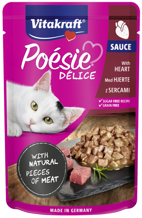 Vitakraft Poesie 85G DELI SAUCE Serca