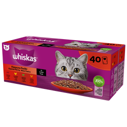 Whiskas Klasyczne Posiłki w sosie 40x85g