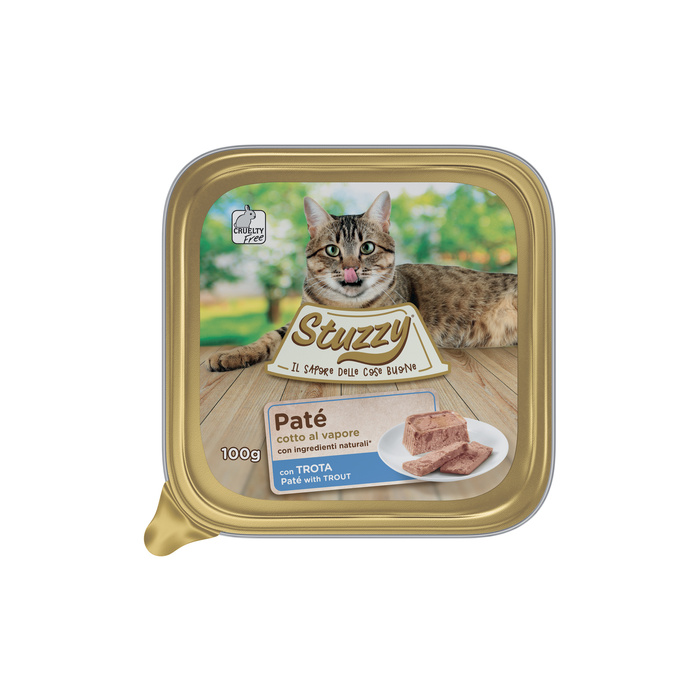 Stuzzy Kot Tray Pate pstrąg 100g