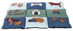 Trixie Mata Patchwork niebiesko-zielona 80×55cm