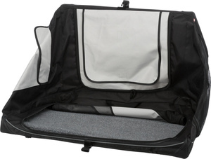 Trixie Box transportowy Vario 50 L: 99x65x71/61cm nylon czarno-szary