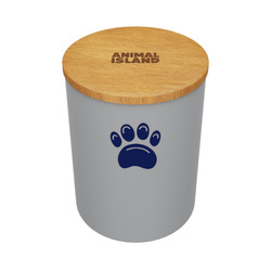 Animal Island Pojemnik na karmę dla kota M Szary