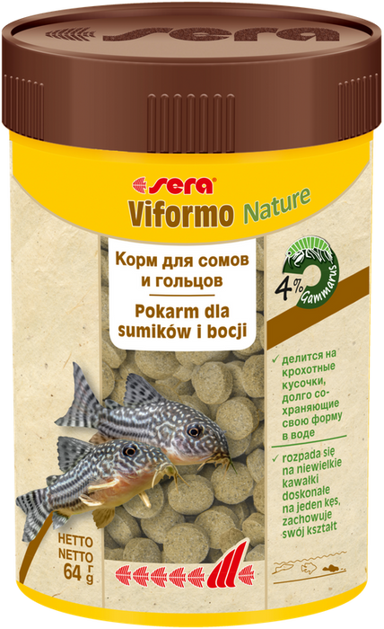 Sera Viformo Nature 100 ml tabl. pokarm dla bocji i ryb sumokształtnych