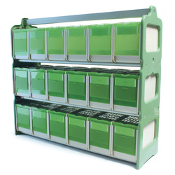 2GR – Regał transportowy z 18 klatkami Secondino Medio (71x62cm)