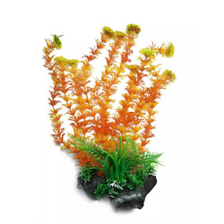 Aqua Natura Roślina do dekoracji akwarium pomarańczowa plastikowa 38cm chlorella