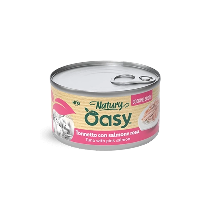 Oasy Natury Broth Tuńczyk/Łosoś 85g