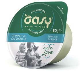 Oasy More Love tuńczyk z przegrzebkiem 70g mokra karma dla kota