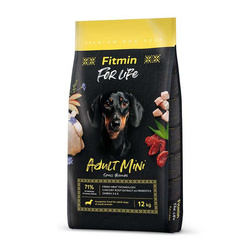 Fitmin dog For Life adult mini z drobiem 12kg